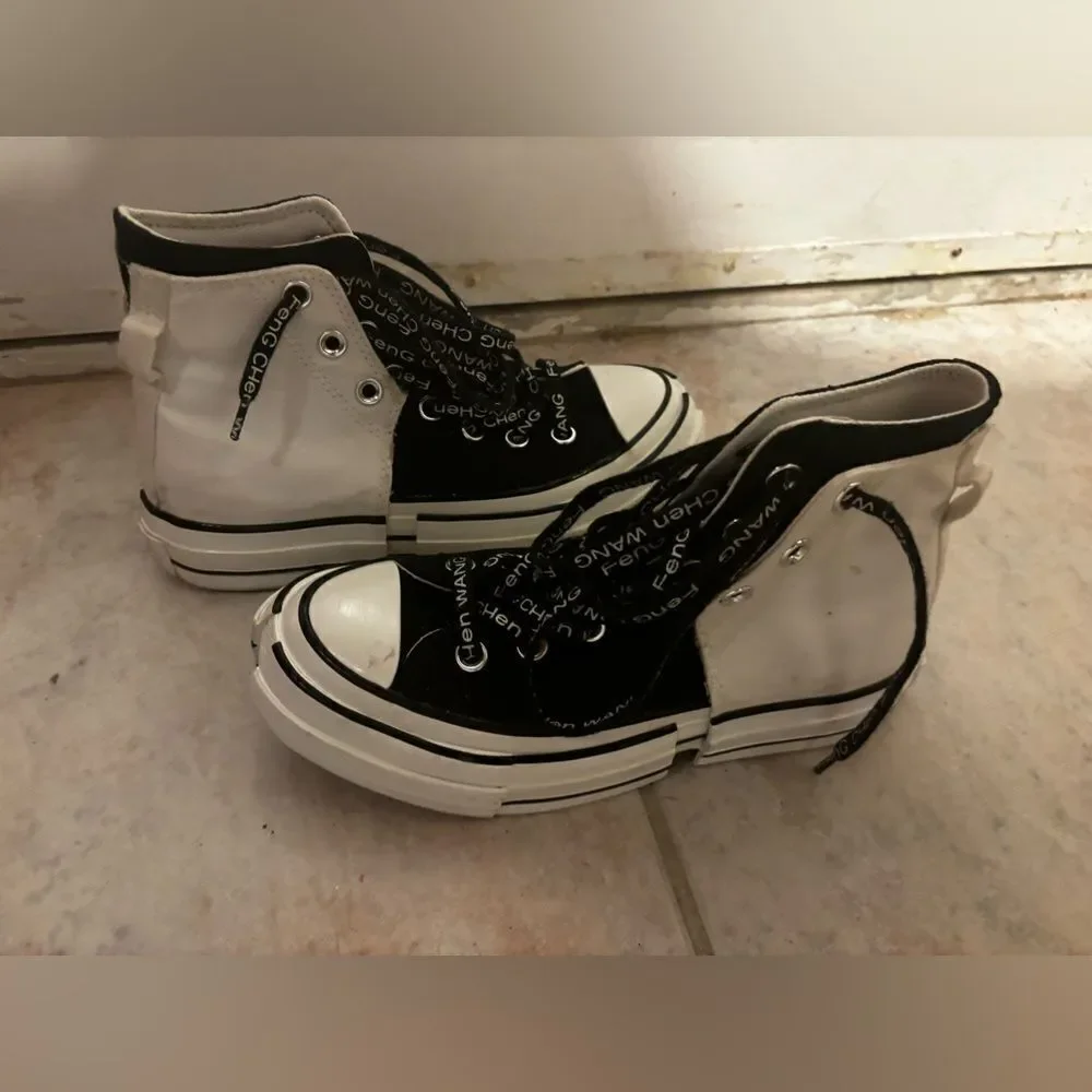 Converse x Feng Chen Wang Chuck 70 sneakers OG 2 in-1 trainers ivory black shoes